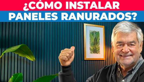 Cambia el estilo de tus muros con paneles ranurados