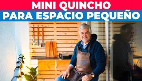 Cómo hacer un mini quincho en un espacio pequeño