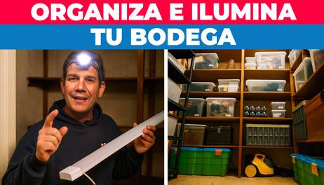 Cómo iluminar y organizar la bodega de tu departamento