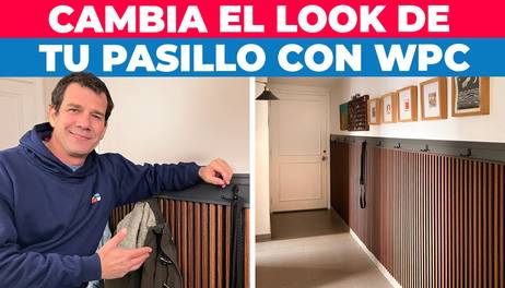 Cómo transformar tu pasillo con revestimiento de WPC