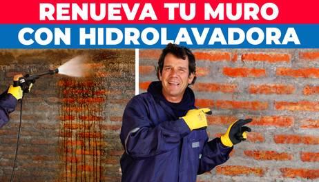 Cómo limpiar un muro exterior con hidrolavadora