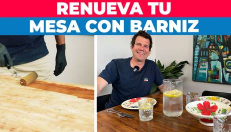 renueva tu mesa con barniz