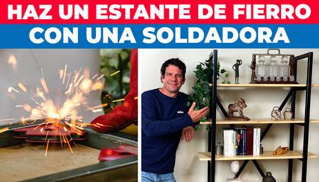 Cómo hacer un estante de fierro con soldadora