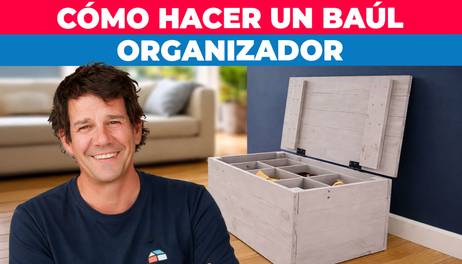 Cómo hacer un baúl organizador