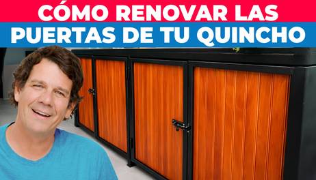Cómo renovar las puertas de un quincho