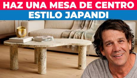 Cómo hacer una mesa de centro estilo Japandi