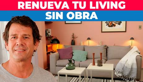Cómo renovar un living de departamento
