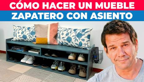 Cómo hacer un mueble zapatero con asiento