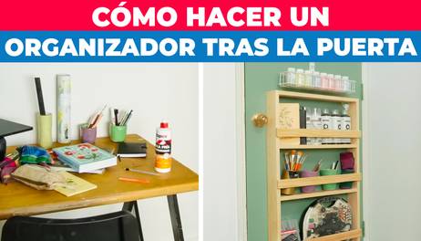 Cómo hacer un organizador detrás de la puerta