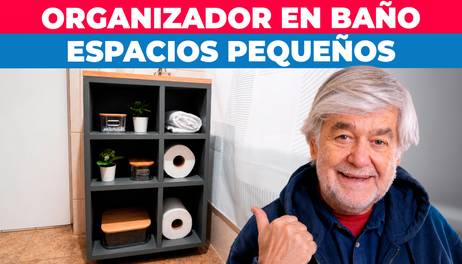 Cómo hacer un organizador funcional para baños pequeños