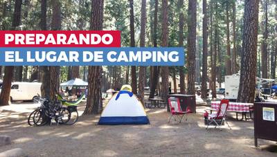 ¿Cómo preparar el lugar del camping?