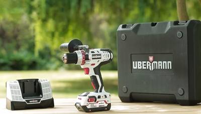 ¿Cómo se usa un taladro percutor Ubermann?