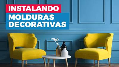 ¿Cómo instalar molduras decorativas en la pared?