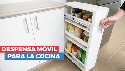 Como hacer una despensa móvil para cocina