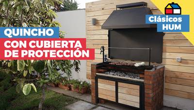 ¿Cómo hacer un quincho con cubierta de protección?