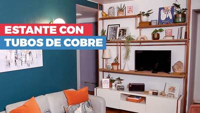 Como hacer un estante con tubos de cobre
