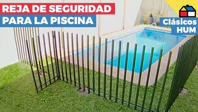 Cómo hacer una reja para piscina