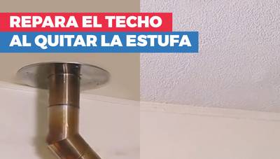 Cómo reparar el techo al quitar una estufa