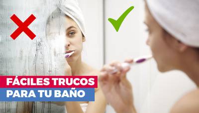 6 prácticas ideas para organizar tu baño