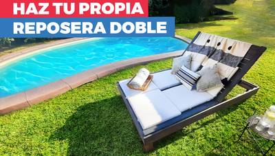 Cómo hacer una reposera doble