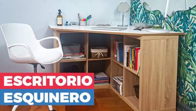 Cómo hacer un escritorio esquinero