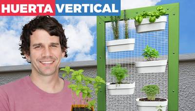 Cómo hacer una huerta vertical en la terraza