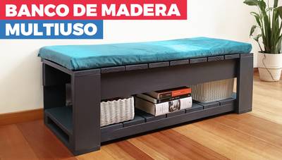 Cómo hacer un banco de madera