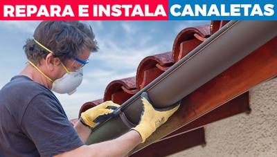 Cómo reparar e instalar canaletas