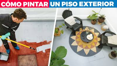 Cómo transformar tu casa pintando el piso