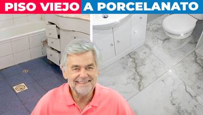 Cómo instalar porcelanato en el piso de un baño