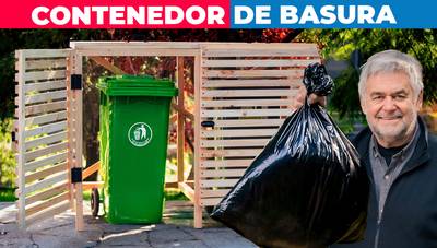 Cómo almacenar tu basura en exterior
