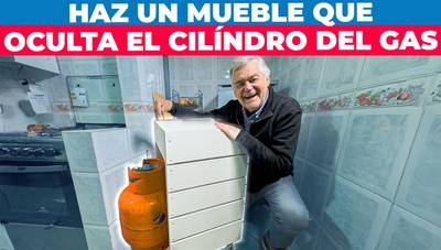 Cómo hacer un mueble para el cilindro de gas
