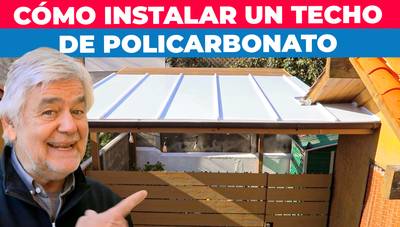 Cómo instalar un kit techo de policarbonato para pérgolas