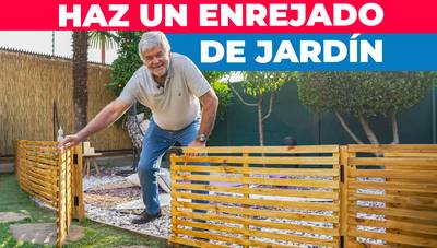 Cómo hacer un enrejado en el jardín