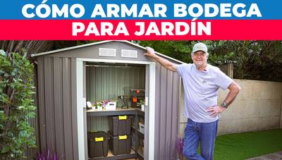 Cómo armar una bodega para el jardín