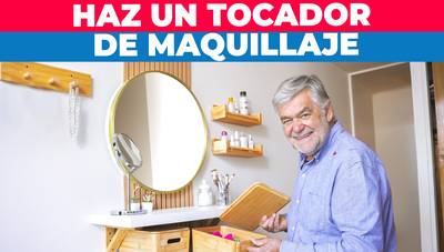Cómo hacer un tocador de maquillaje