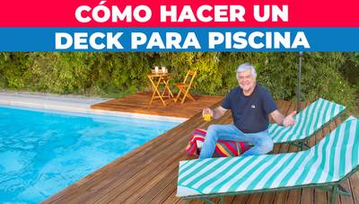 Cómo hacer un deck de madera para piscina