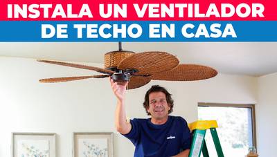 Cómo instalar un ventilador de techo