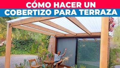 Cómo hacer un cobertizo para la terraza