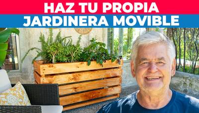 Cómo hacer una jardinera movible