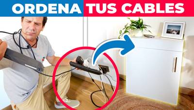 Adiós al desorden: Haz un mueble organizador de cables fácil y práctico