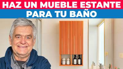 Cómo hacer un mueble estante para baño pequeño