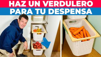 Cómo hacer un verdulero en la despensa
