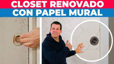 Cómo renovar tu clóset con papel mural decorativo