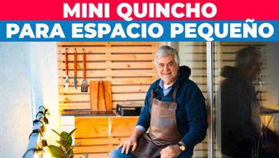 Cómo hacer un mini quincho en un espacio pequeño
