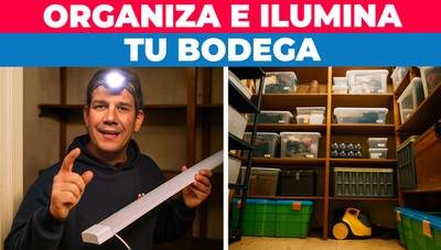 Cómo iluminar y organizar la bodega de tu departamento