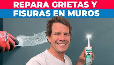 Cómo reparar grietas y fisuras en muros