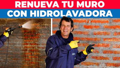 Cómo limpiar un muro exterior con hidrolavadora