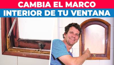 Cómo cambiar el marco de una ventana de madera