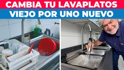 Cómo cambiar un lavaplatos